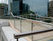 Piattaforma standard dell'Australia che recinta la balaustra di vetro strutturale di aste della ringhiera di vetro