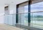 Piattaforma di vetro temperata costruzione prefabbricata che recinta l'inferriata di vetro Frameless durevole del balcone